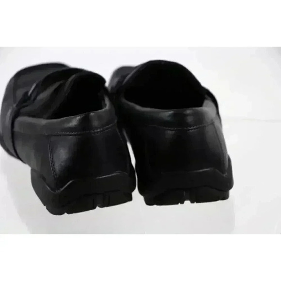 Calvin Klein black men’s leather loafer sz 10  M - Picture 4 of 4